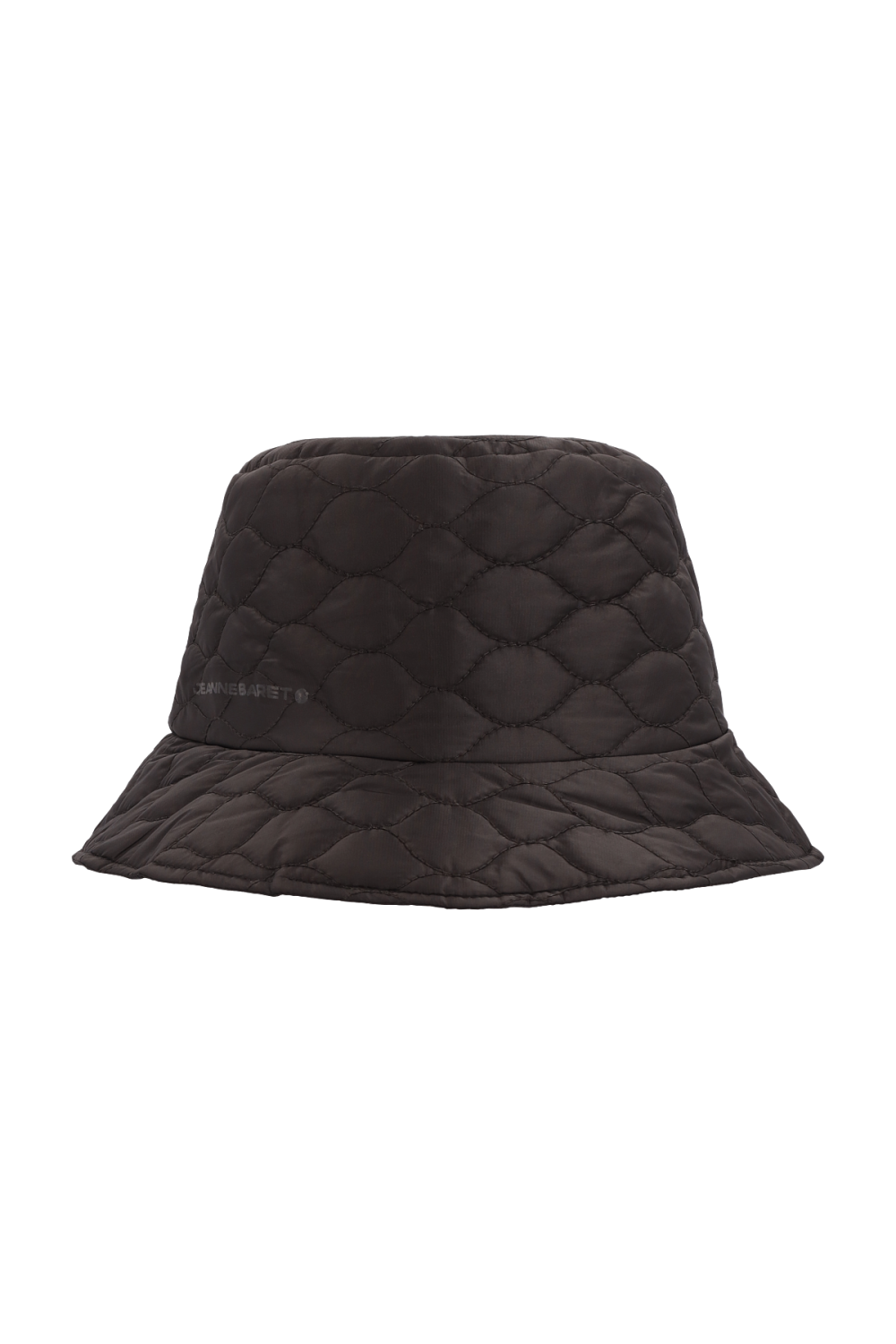 Quilted Tahiti Bucket Hat Black