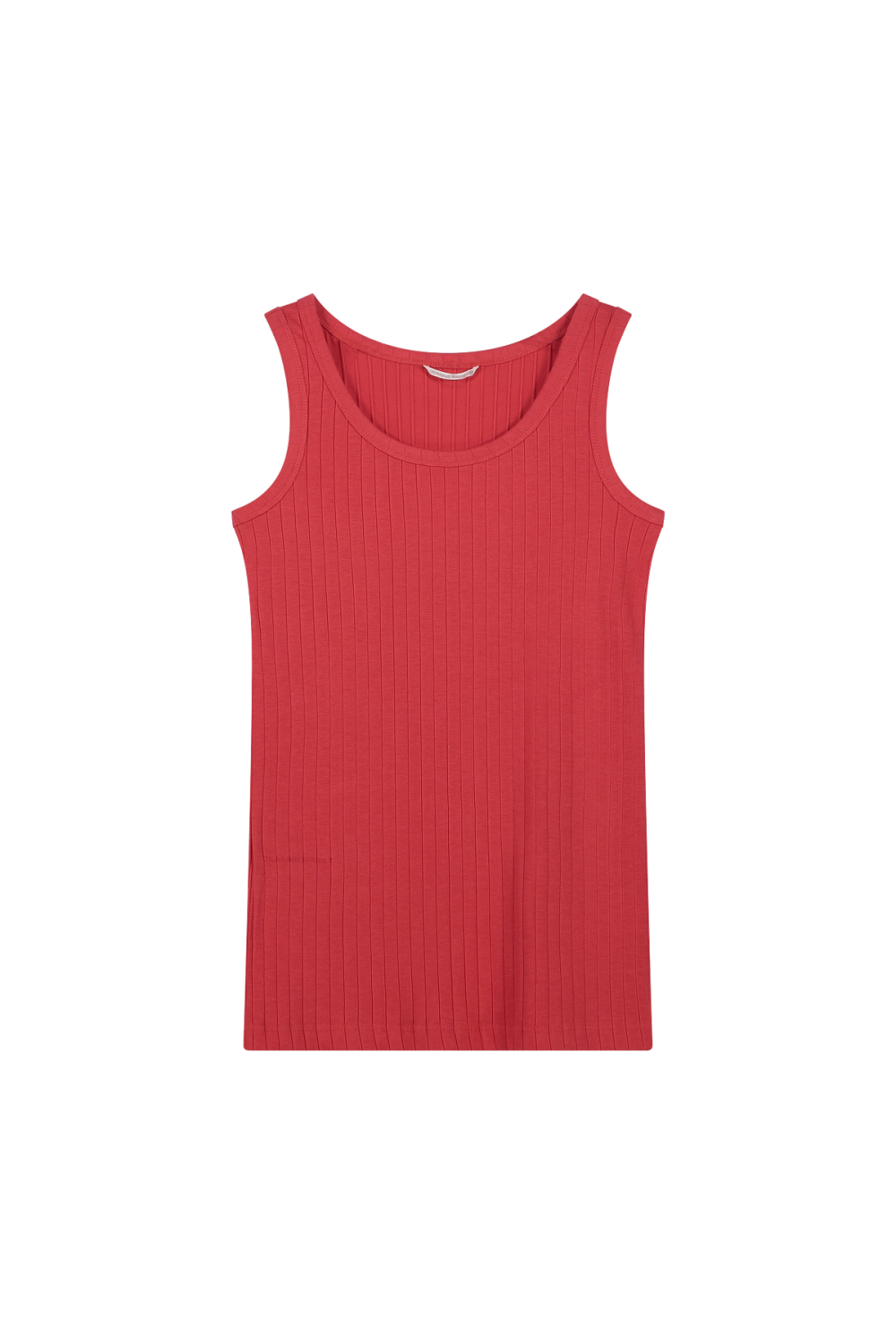 Aysén Ribbed Top Rose Rouge