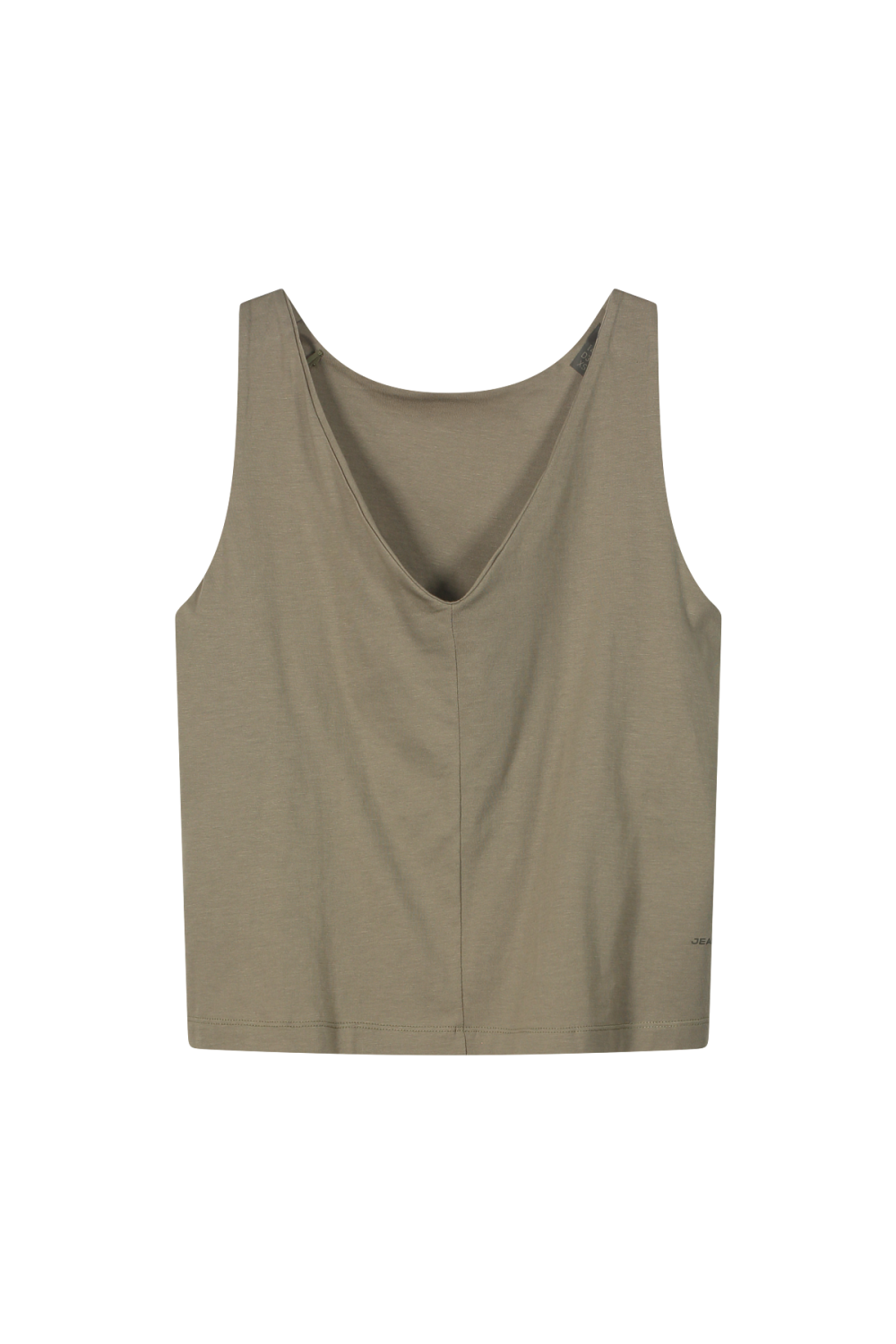 Canotta In Cotone Con Scollo A V Polinesia Sage