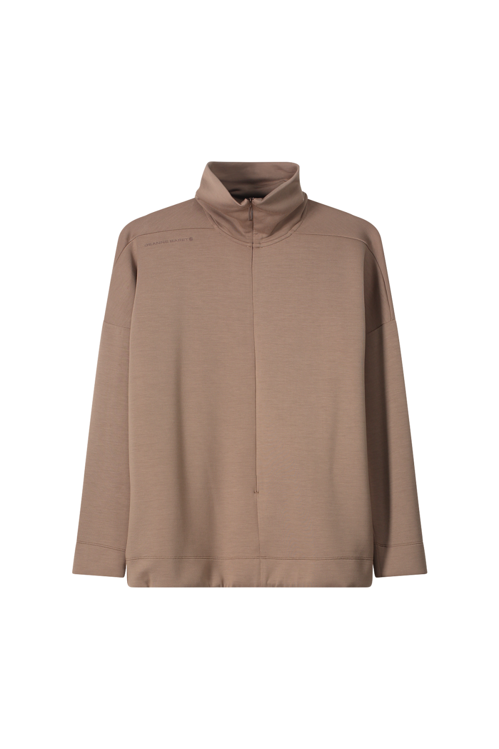Oversize Jakarta Zipped Sweatshirt Chestnut