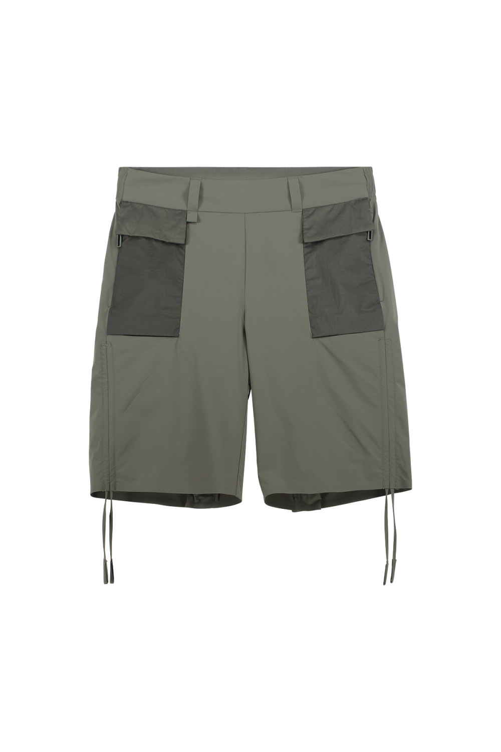 Shorts Stretch Con Tasche Cargo A Coulisse Sumatra Grape Leaf