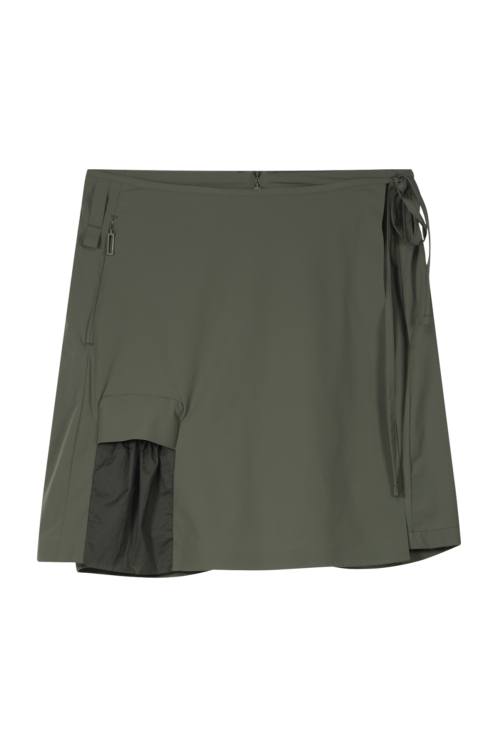 Gonna Pantalone In Tessuto Stretch Sumatra Grape Leaf