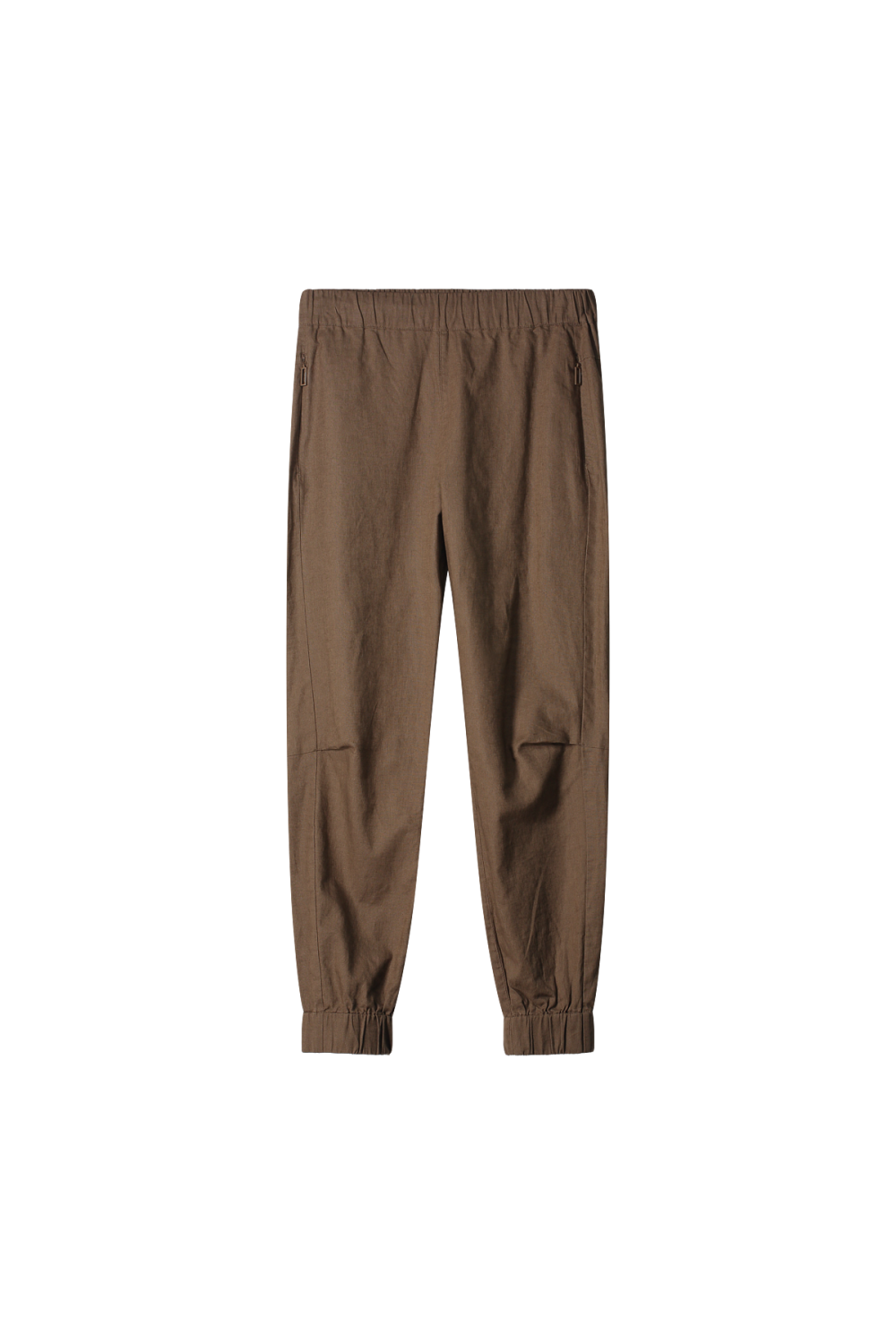 Pantaloni In Lino Misto Con Coulisse In Vita Surabaya Hazelnut