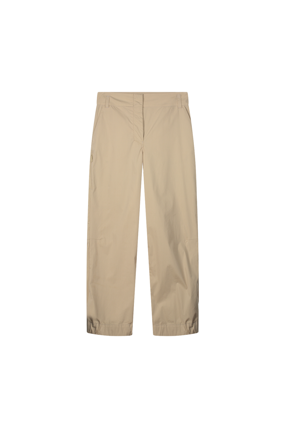 Pantaloni Palazzo Chinos In Tela Parachute Bariloche Kaki