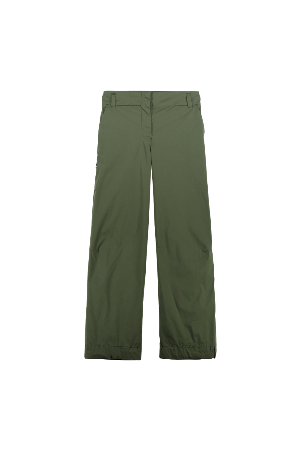 Pantaloni Palazzo Chinos In Tela Parachute Bariloche Grape Leaf