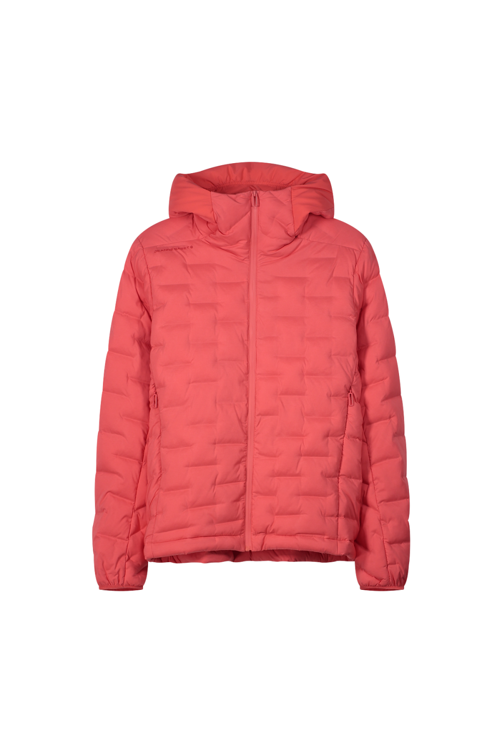 Madagascar Stretch Seamless Puffer Jacket Rose Rouge Jacket Jeanne Baret