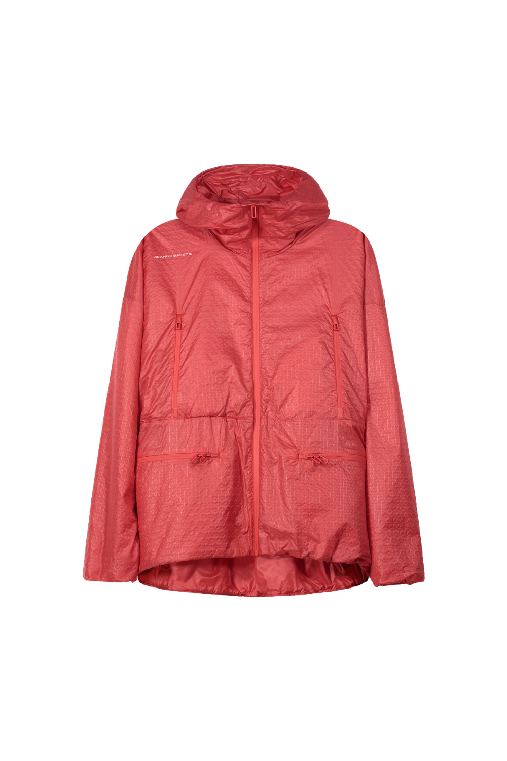 Parka Corto Oversize Arue Rose Rouge