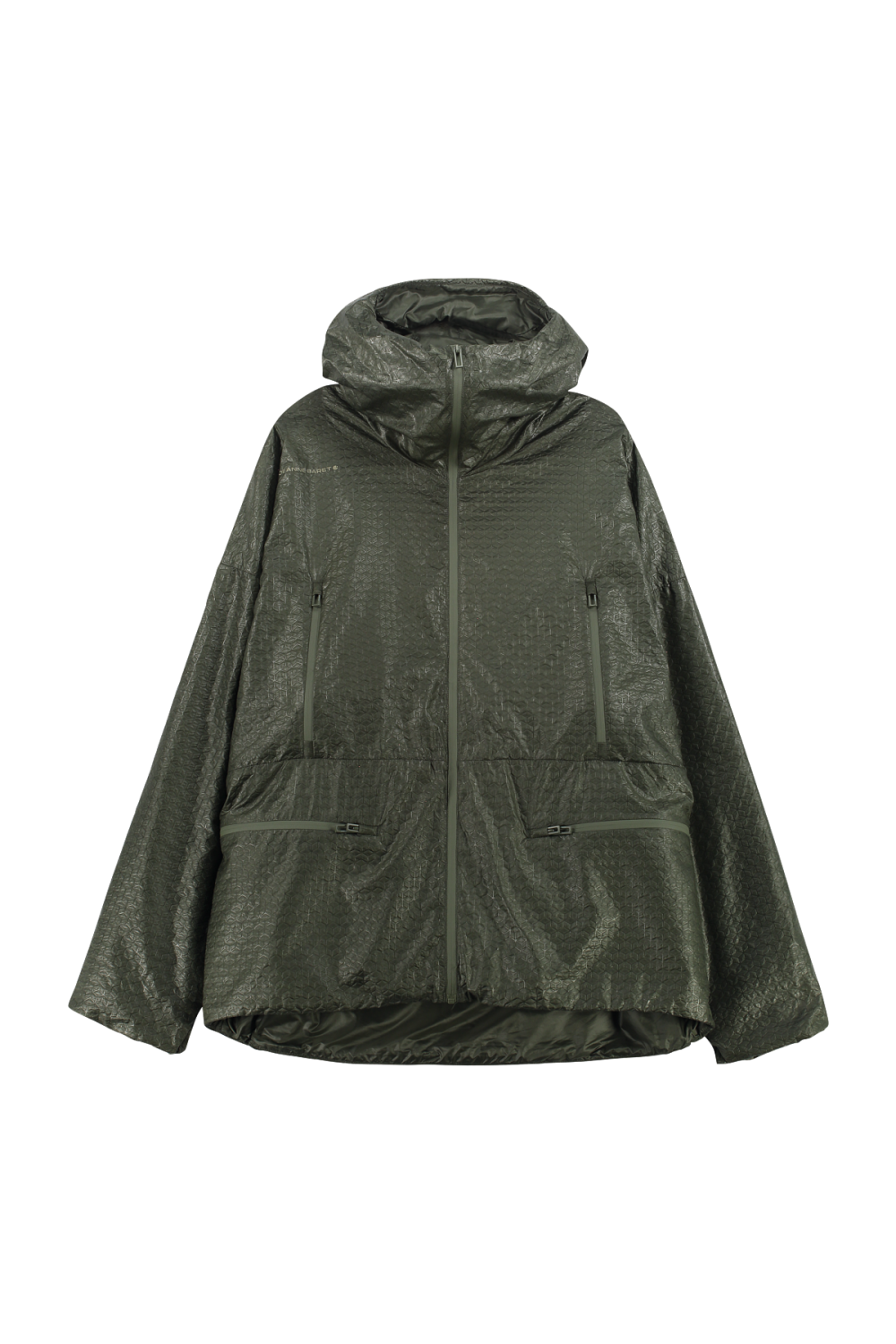 Parka Corto Oversize Arue Grape Leaf