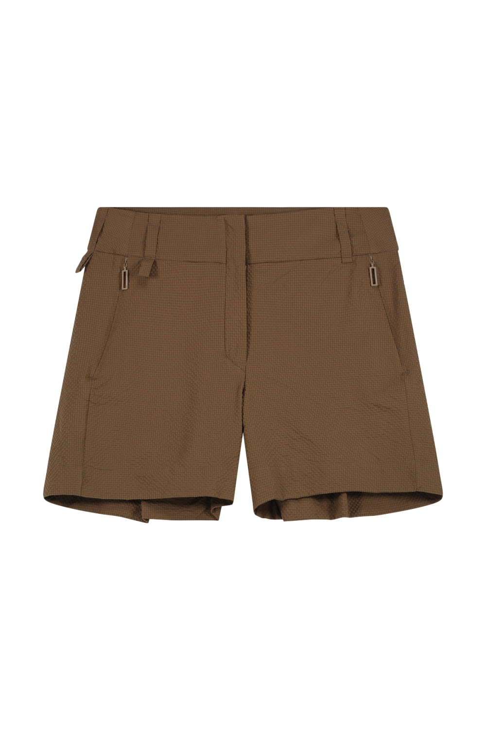 Sunflower Shorts In Seersucker Fabric Cork