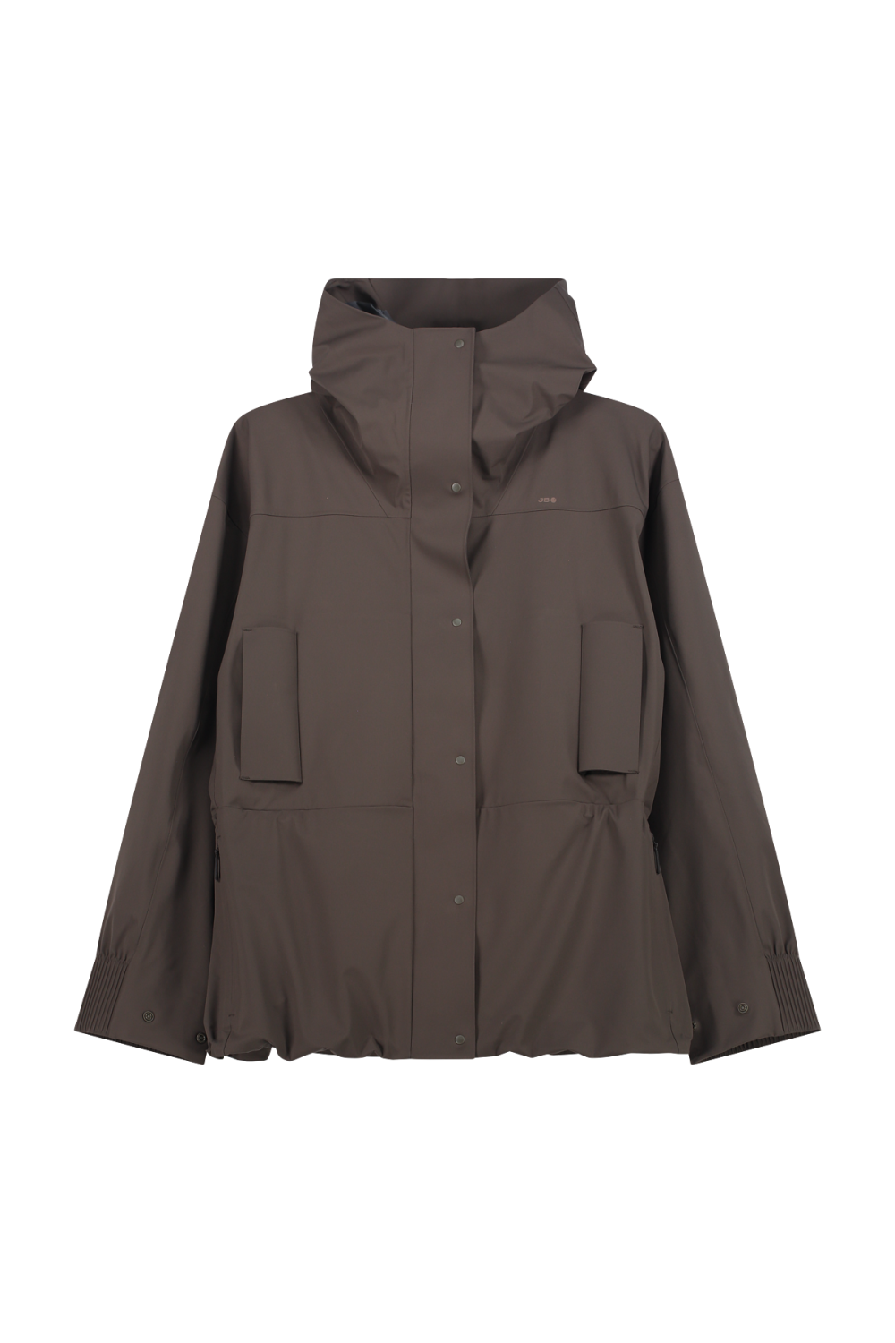 Iris 3 Layer Oversize-fit Short Jacket Wood