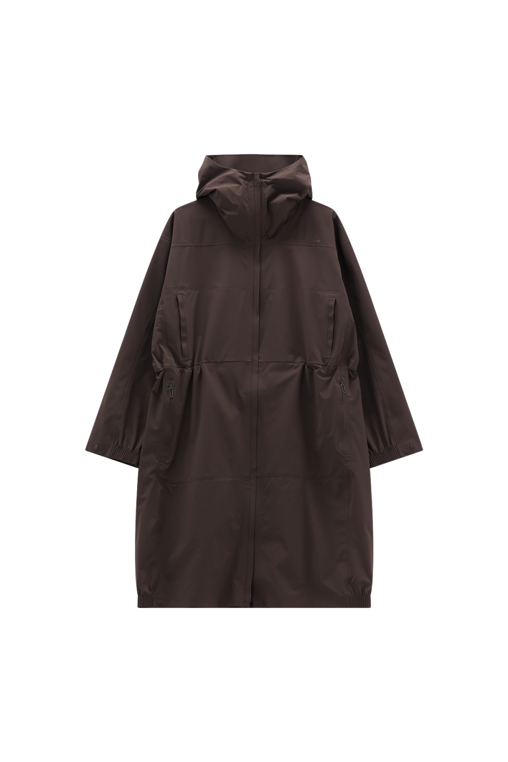 Iris 3 Layer Oversize-fit Parka Wood